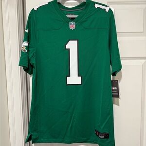 Jalen Hurts Kelly Green Eagles Jersey - Medium NWT